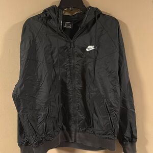 Nike windbreaker jacket with hood, size M